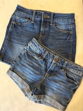 SO Kids Denim Shorts Duo - Mid Blue Wash